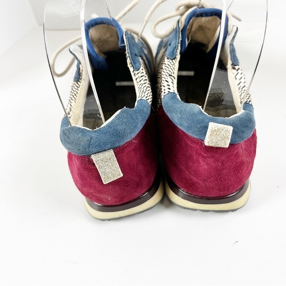 2/$30 Antonio Melani Leather Sneakers 7.5M - Picture 6 of 7